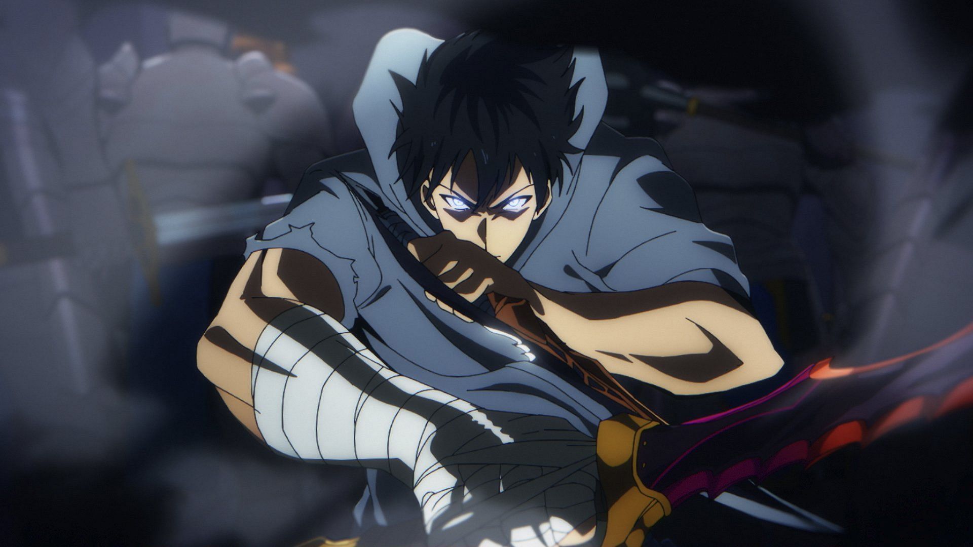 Still of Sung Jinwoo (Image via A-1 Pictures)